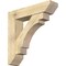 Ekena Millwork Merced Slat Rough Sawn Bracket w/ Offset Brace, Douglas Fir, 8"W x 34"D x 34"H BKT0806X34X34MRC06RDF - alternate 1